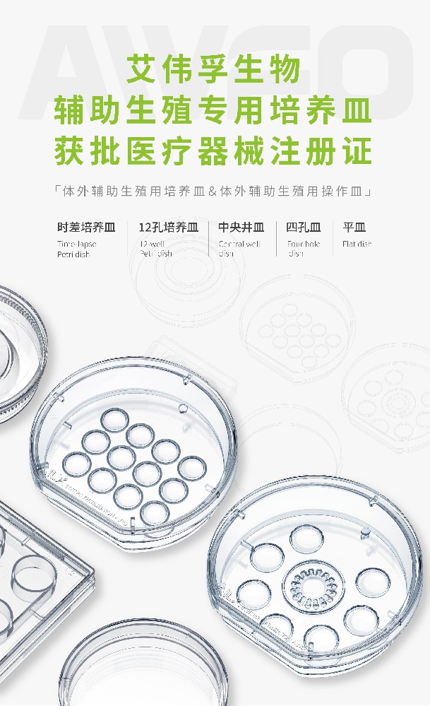 喜報(bào) | 艾偉孚生物輔助生殖專用培養(yǎng)皿已獲批醫(yī)療器械注冊(cè)證！